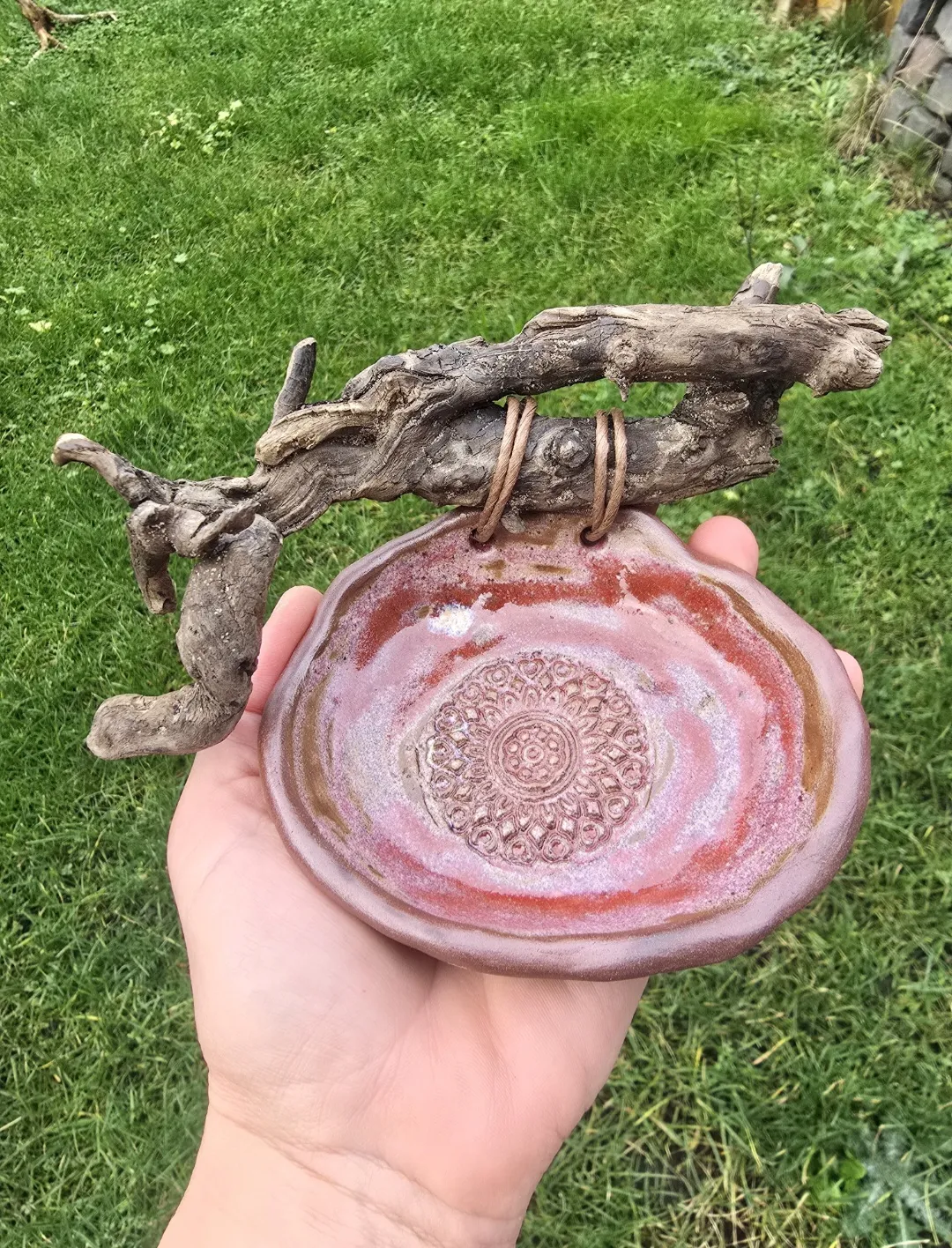Wurzelholz Schmuck oder Räucherschale